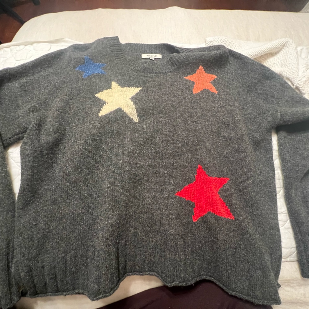 Madewell stars sweater